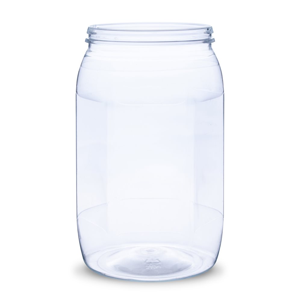 צנצנת 1000 סמ"ק 85 מ"מ לחיצה דגם "משושה"