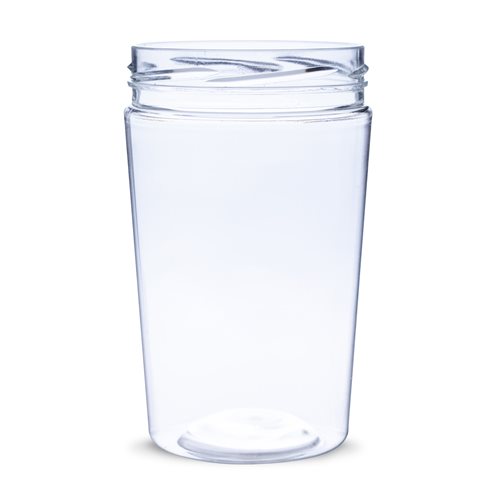 צנצנת 500 סמ"ק 84 מ"מ הברגה דגם "קונוס"