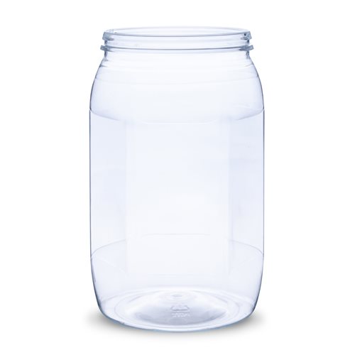 צנצנת 1000 סמ"ק 85 מ"מ לחיצה דגם "משושה"